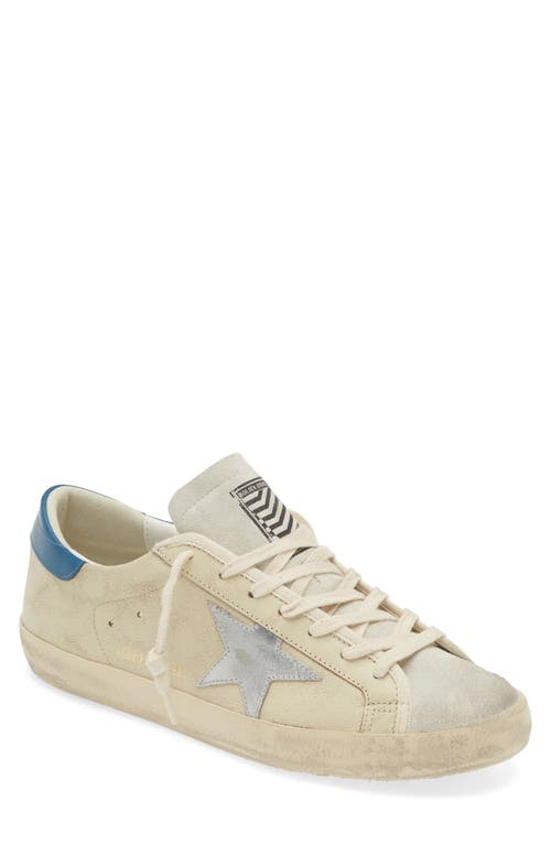 Golden Goose Super-star Sneaker In Ice/silver/ocean 11825