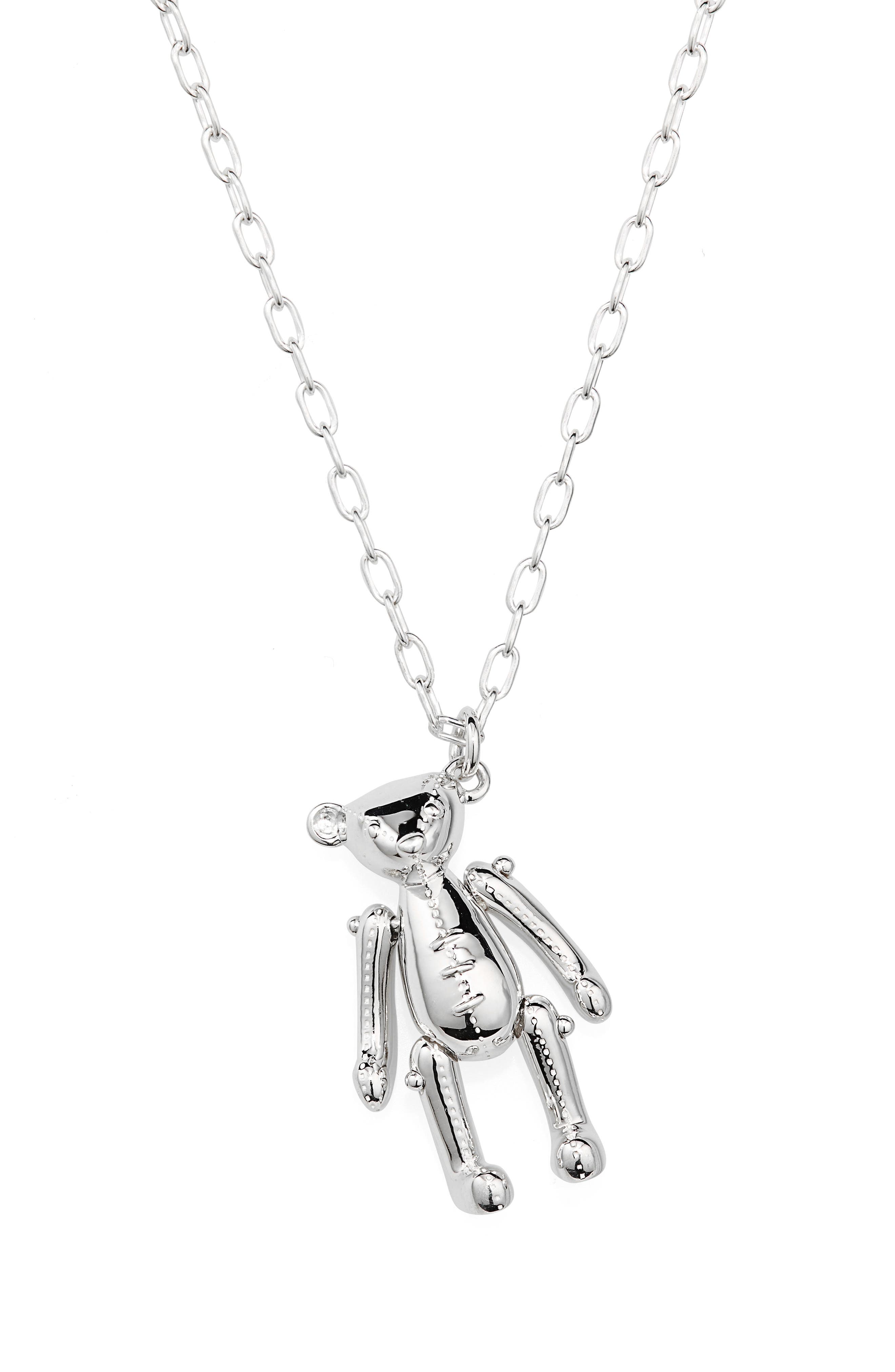 Ambush Teddy Bear Pendant Necklace 