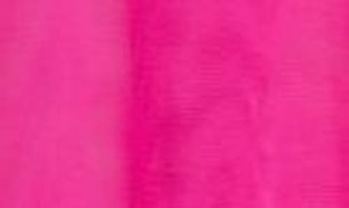 Laquan Smith Crisscross Sleeveless Sheer Mesh Gown In Fuchsia