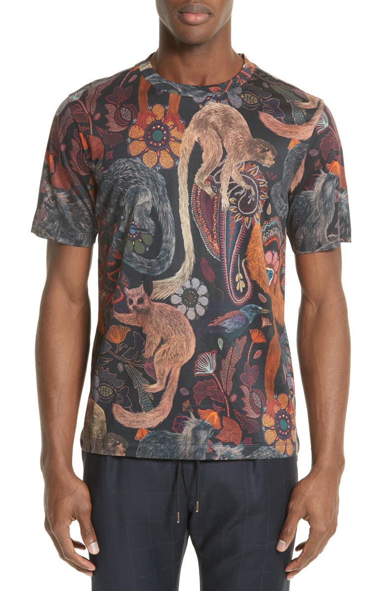 Paul Smith Monkey Print T-Shirt | Nordstrom