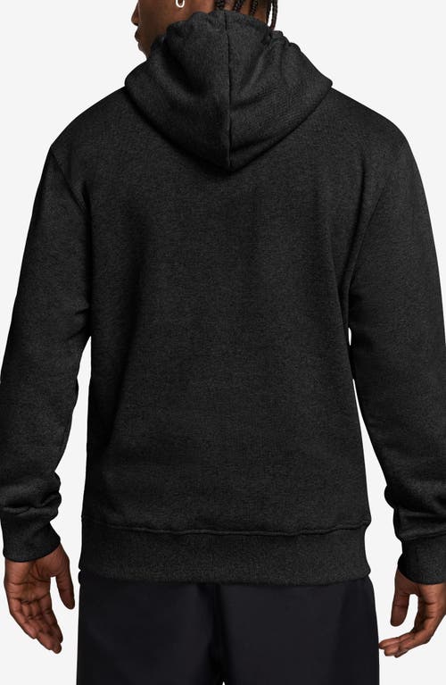 Shop Nike Flight Fleece Pullover Hoodie In Black