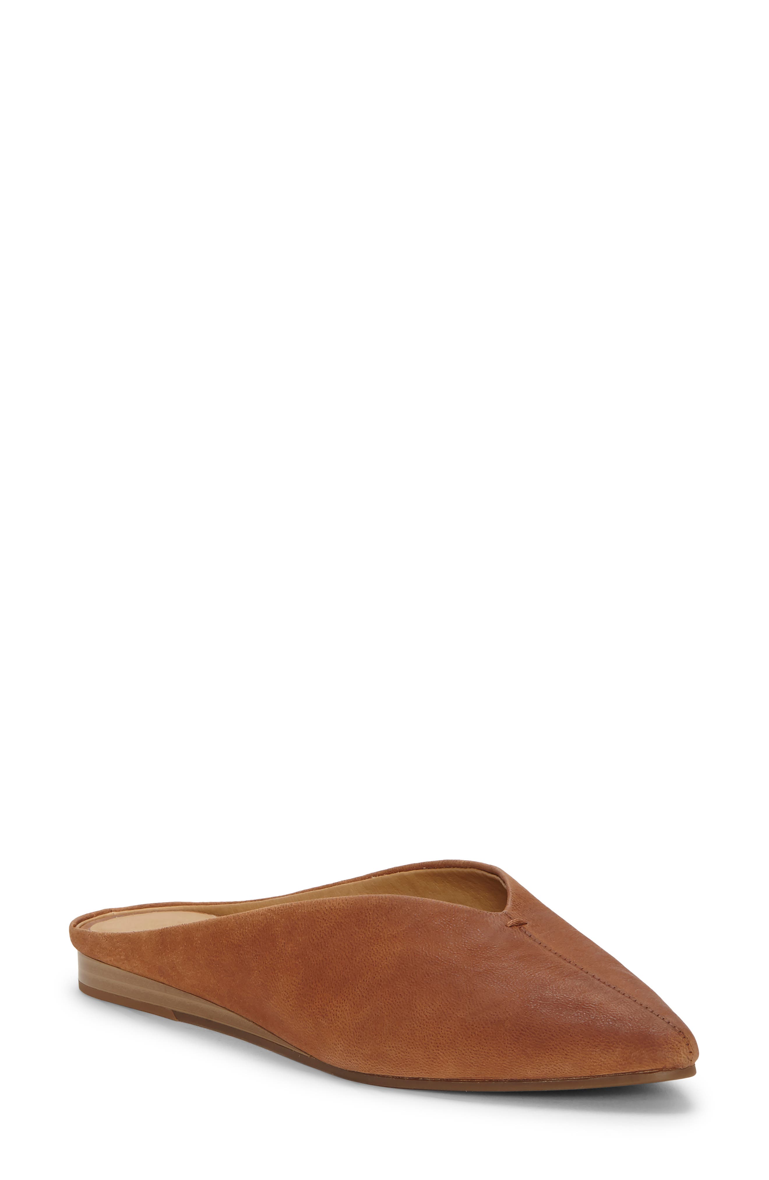 Lucky Brand Barbora Pointy Toe Mule, Beige