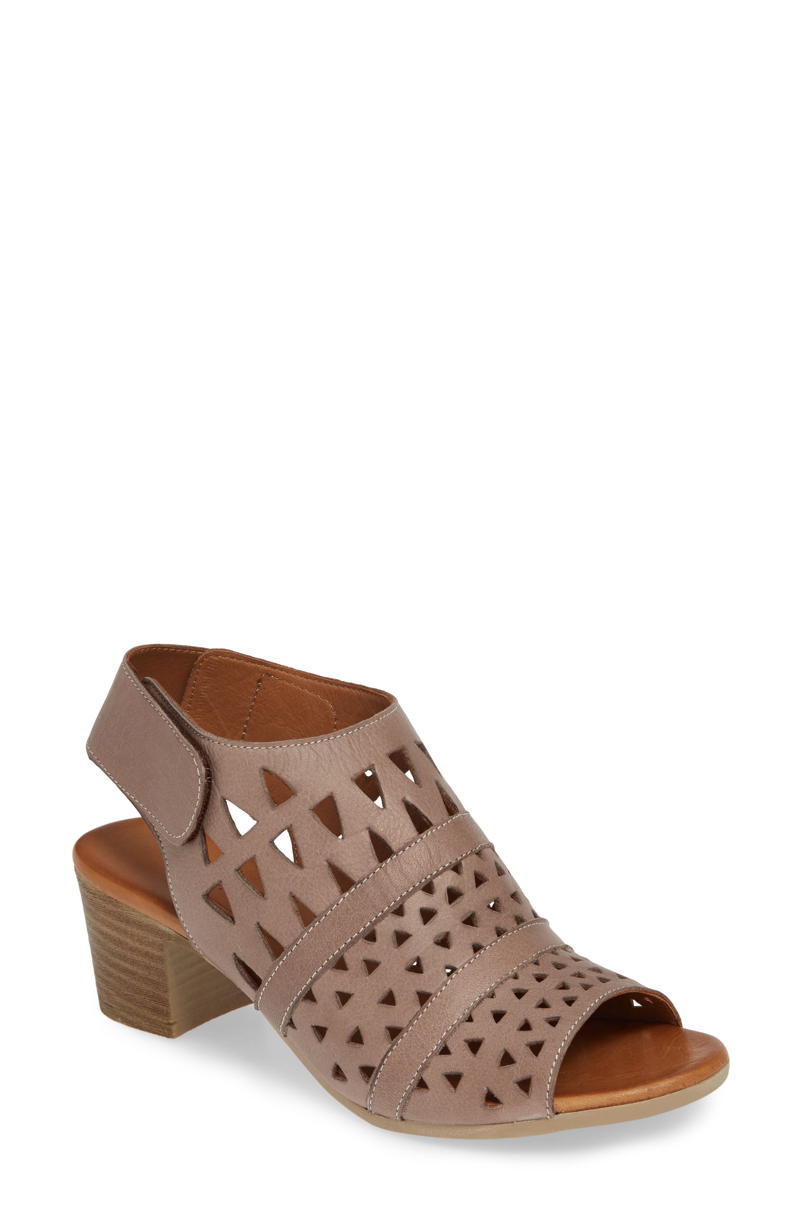 Sheridan Mia Tamsie1 Perforated Sandal, Beige