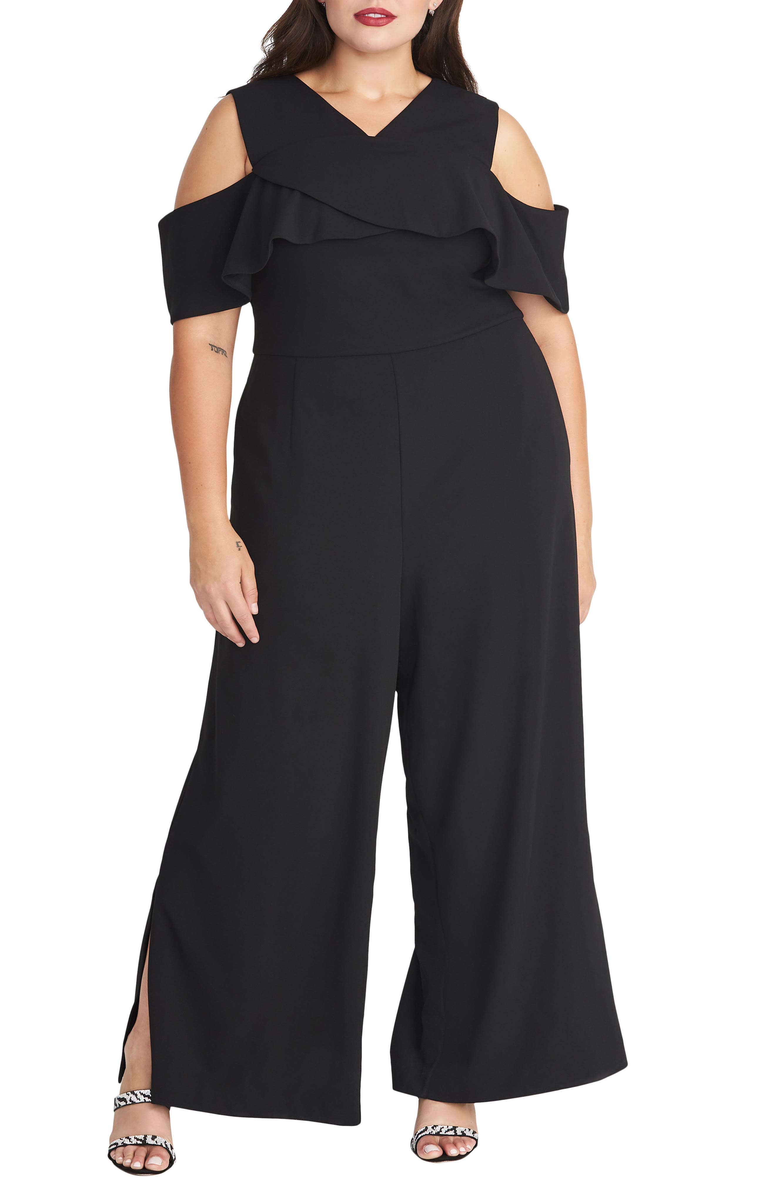 rachel roy one shoulder jumpsuit