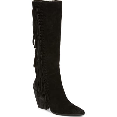 Charles By Charles David Nitro Fringe Knee High Boot, Black