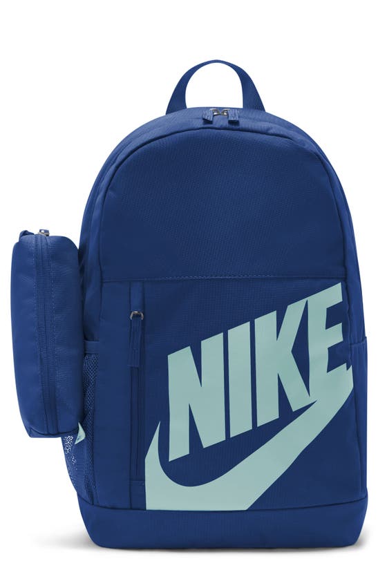 Nike Kids' Elemental 20-liter Backpack In Deep Royal Blue/ Jade Ice