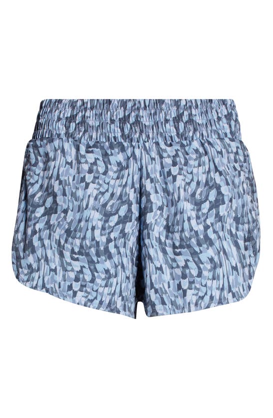 Zella Altitude Running Shorts In Navy India Ink Harley Texture