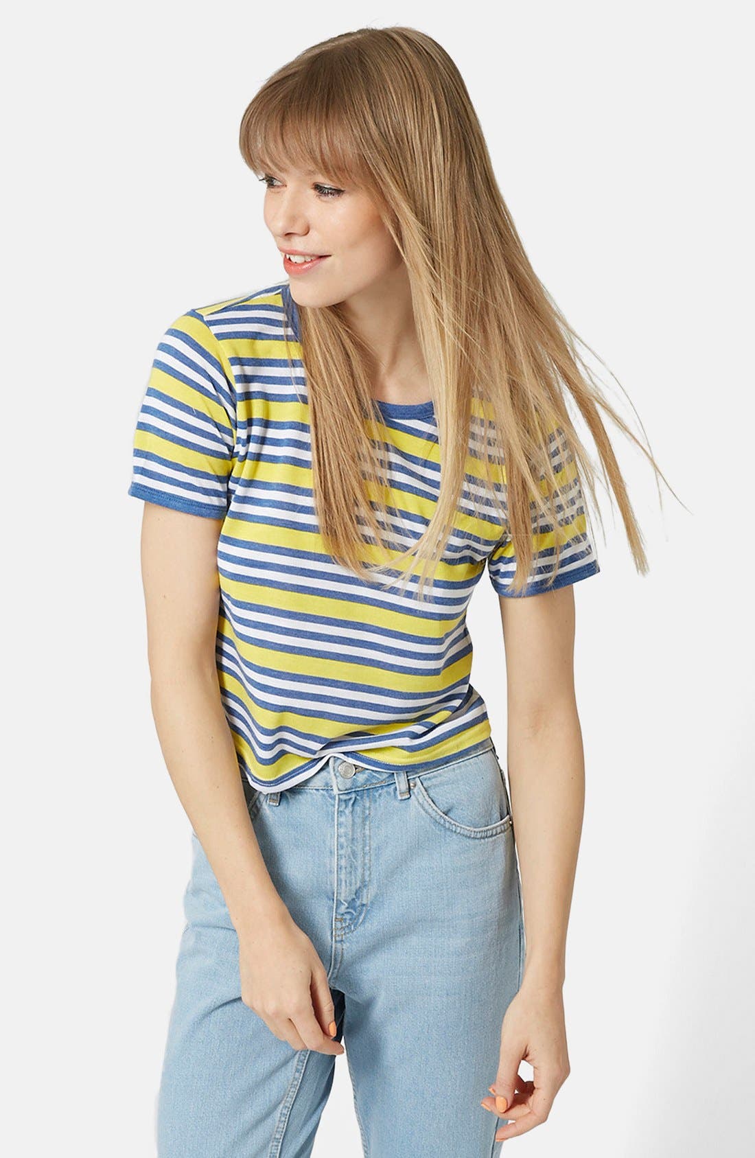 Stripe Crop Tee Nordstrom