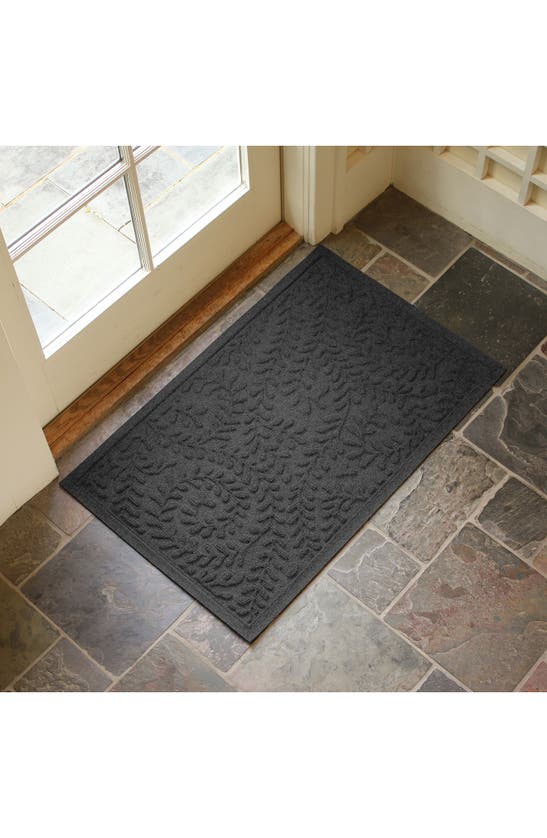 Bungalow Flooring Waterhog Boxwood Floor Mat In Charcoal