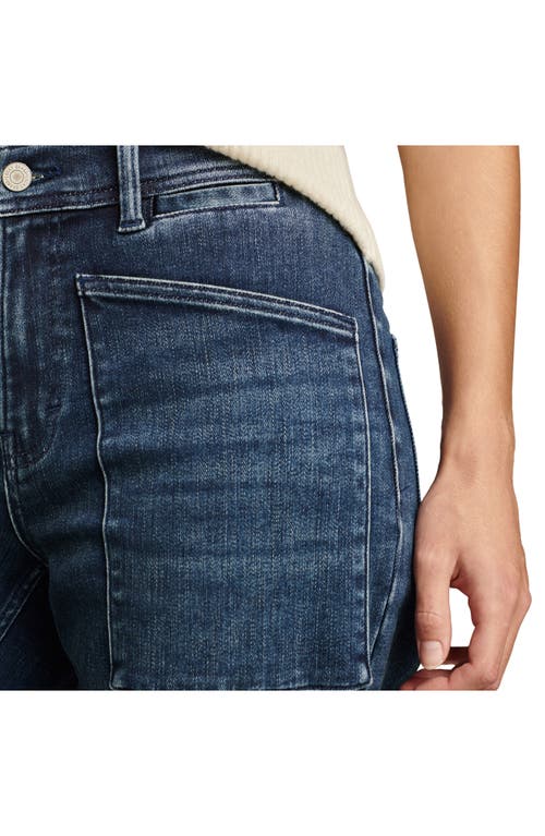 Shop Lucky Brand Lucky Legend Patch Pocket Crop Wide Leg Jeans In Trail Mix