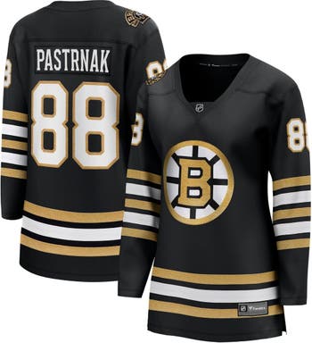 Women's Fanatics Branded Black/Gold Boston Bruins Ombre Spirit Jersey Long  Sleeve Oversized T-Shirt