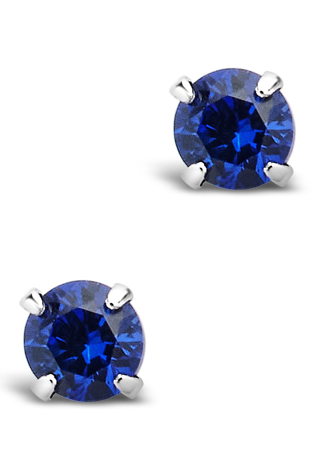 Sterling Forever Sterling Silver Cubic Zirconia Stud Earrings In Silver