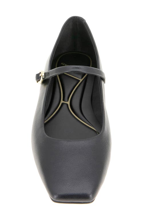 Shop Kenneth Cole Jasper Mary Jane Flat In Black Leather