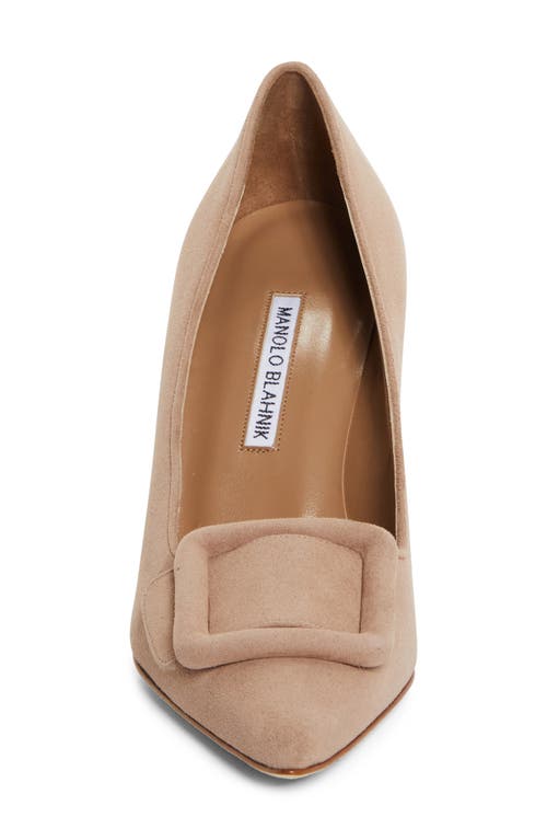 MANOLO BLAHNIK MANOLO BLAHNIK MAYSALE BUCKLE POINTED TOE PUMP