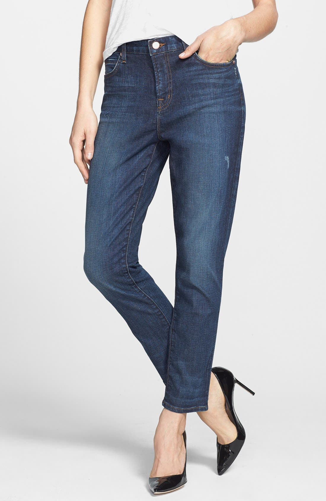 J Brand Mid Rise Slim Boyfriend Jeans (Heart Breaker) Nordstrom