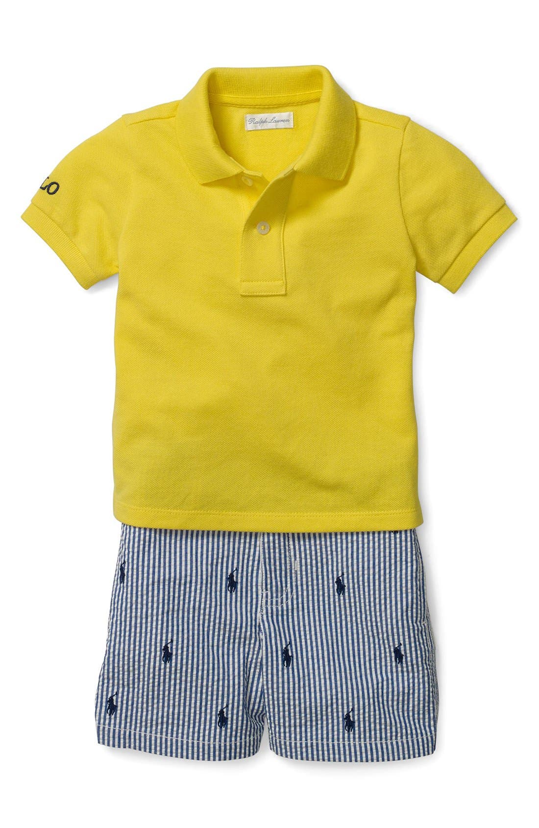 polo ralph lauren short set