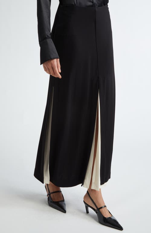 Shop Bite Studios Incise Multislit Skirt In Black