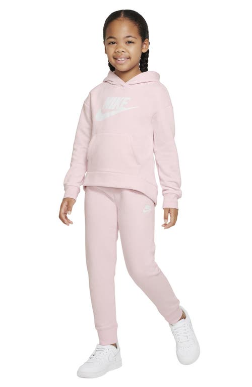 Nike Kids' Club Fleece Hoodie & Joggers Set In Pink Foam