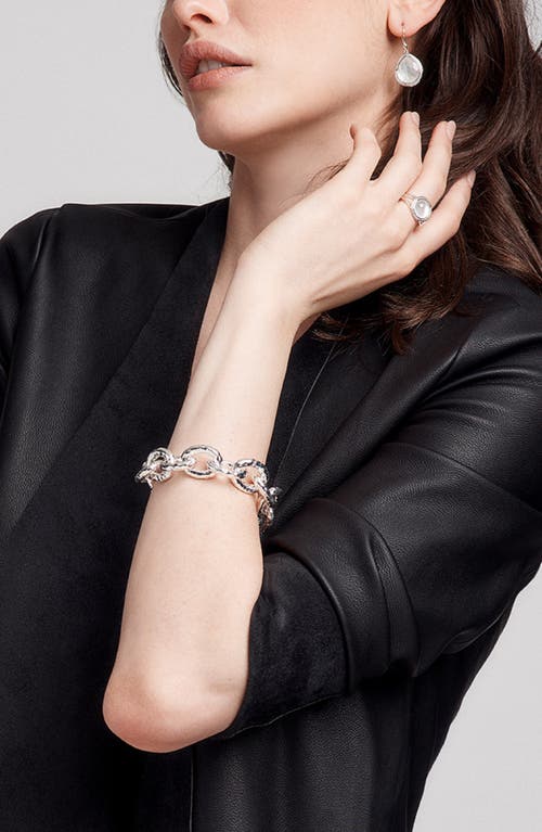 Ippolita Stella Mini Lollipop Ring In Mother-of-pearl Doublet With Diamonds, 0.15 In Silver/white Mother Of Pearl