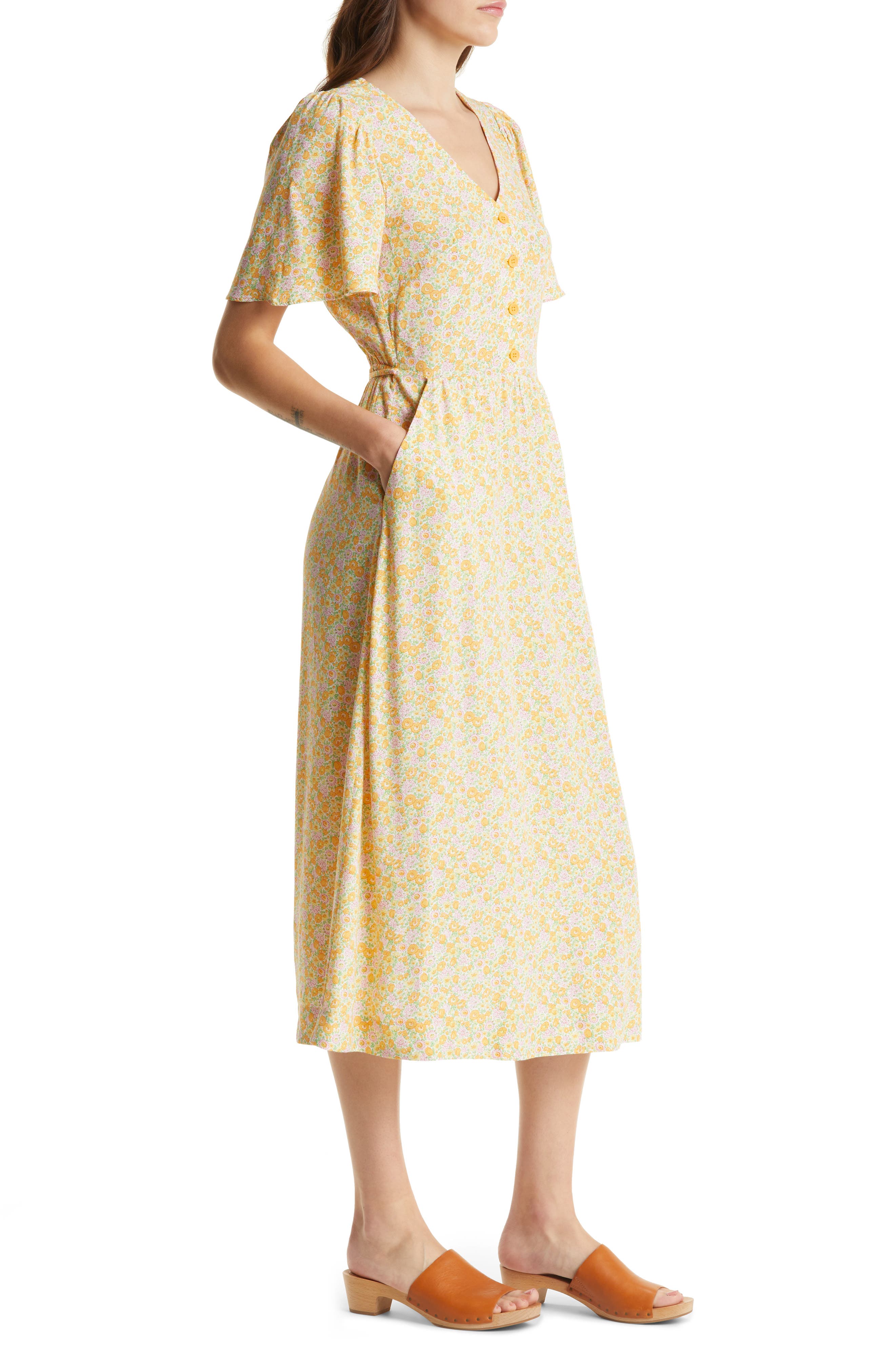 \u0026 Other Stories Floral Flutter Sleeve 