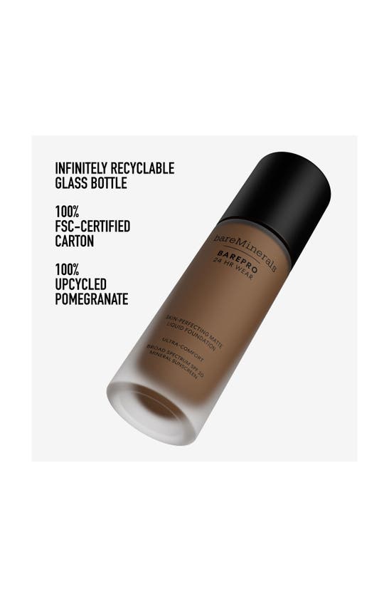 Bareminerals ® Barepro 24hr Wear Skin-perfecting Matte Liquid Foundation Mineral Spf 20 Pa++ In Deep 55 Warm