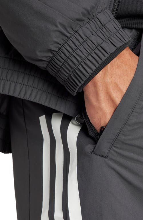 Shop Adidas Sportswear Future Icons 3-stripes Recycled Polyester Ripstop Track Pants In Black