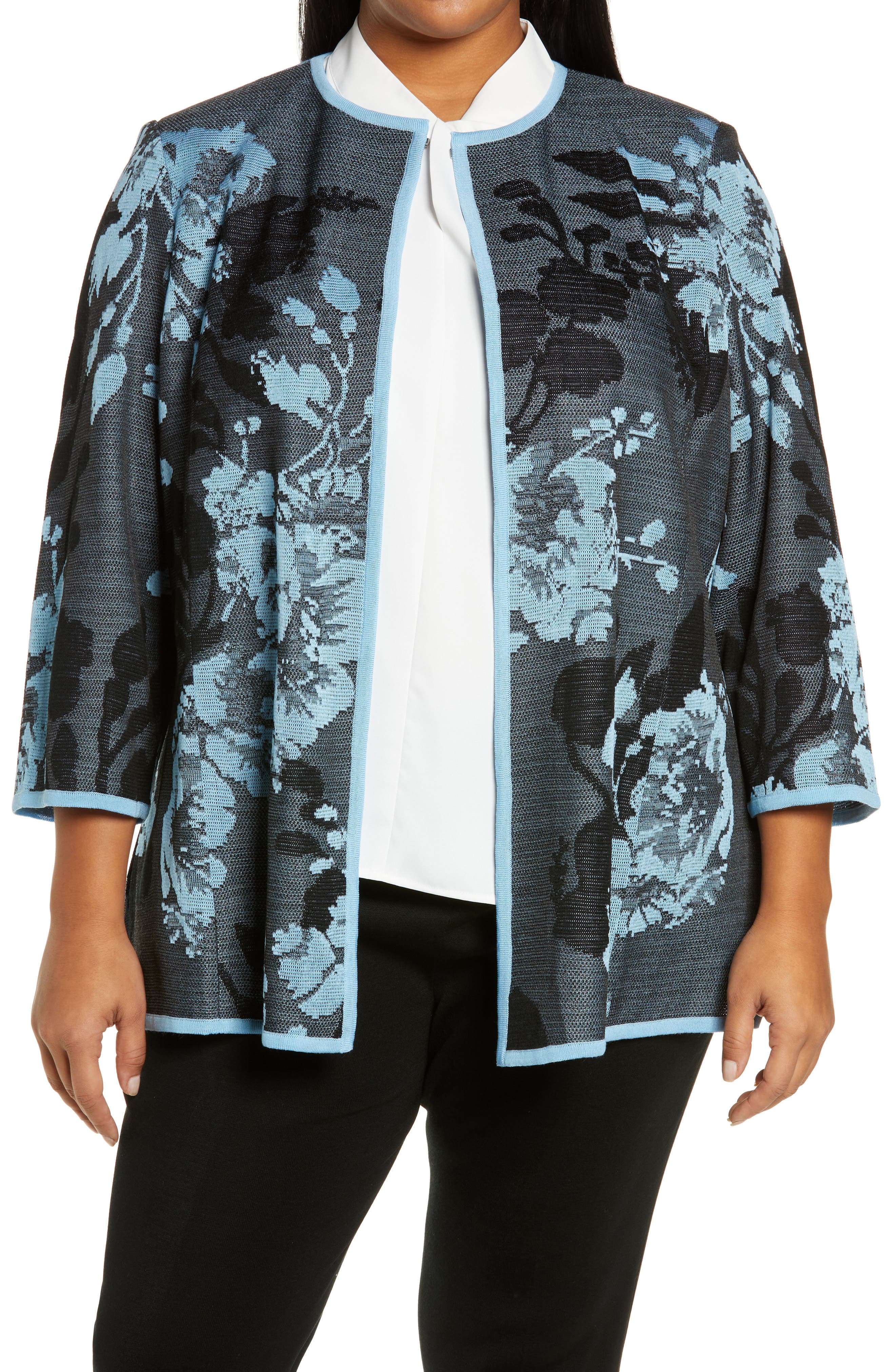 ming wang plus size jackets