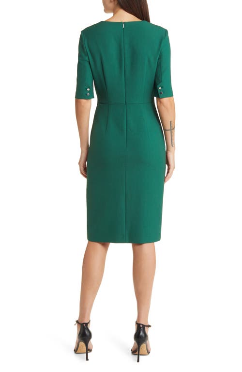 Hugo Boss Doneba Bodycon Square Neck Dress In Neplica