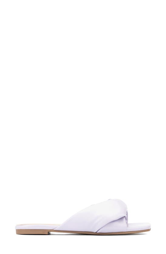Fashion To Figure Women's Pamela Wide Width Flats In Lavender