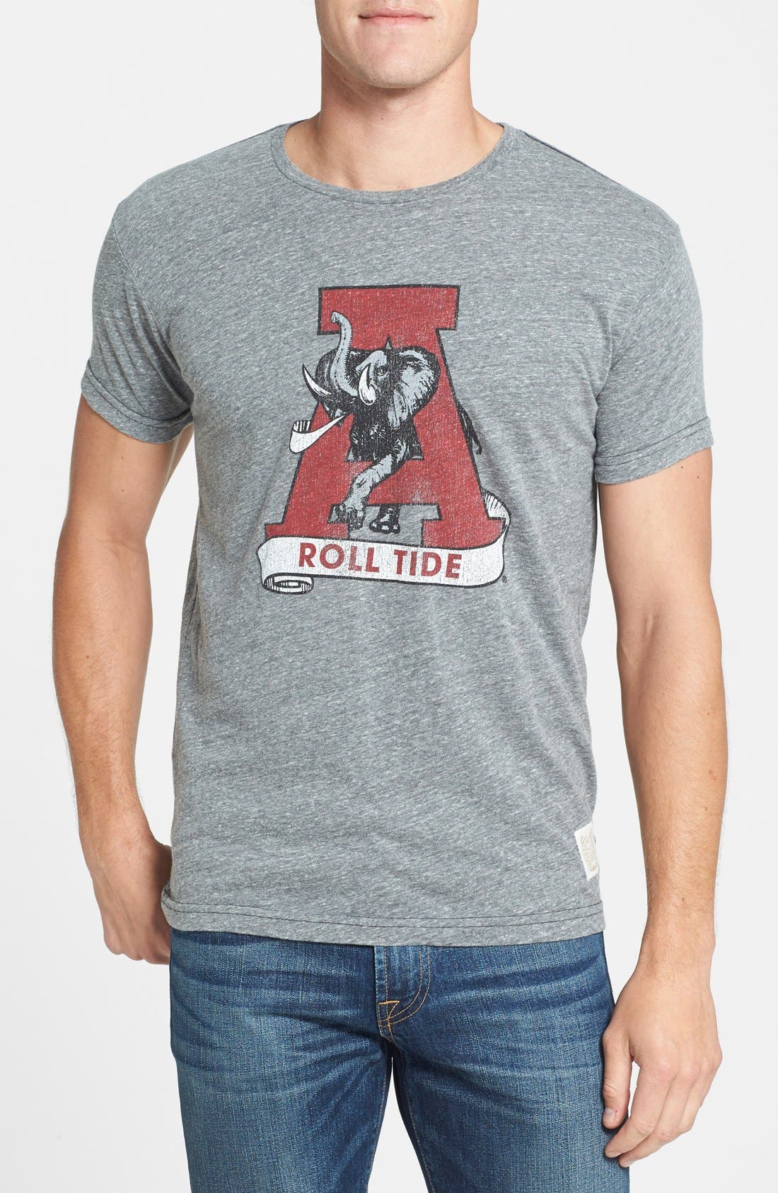 Alabama Crimson Tide Football Slim Fit Graphic T Shirt
