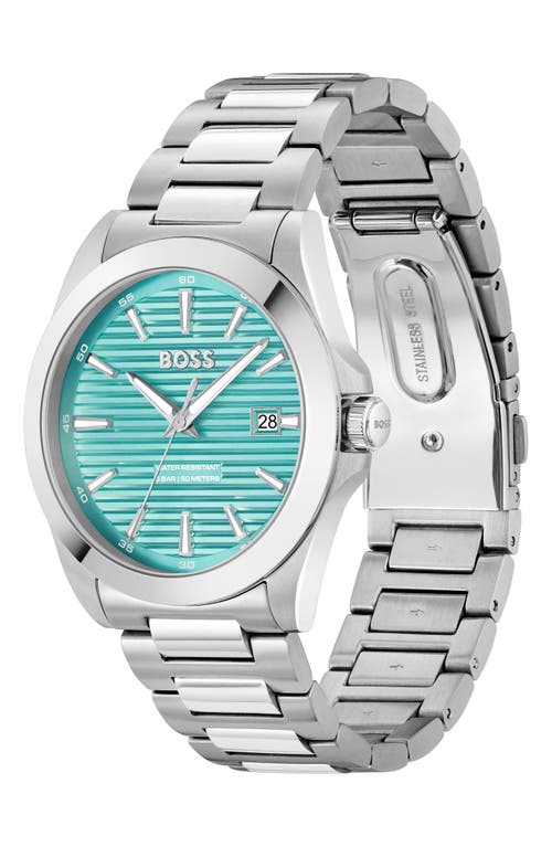 Shop Hugo Boss Boss Strike Bracelet Watch, 41mm In Blue