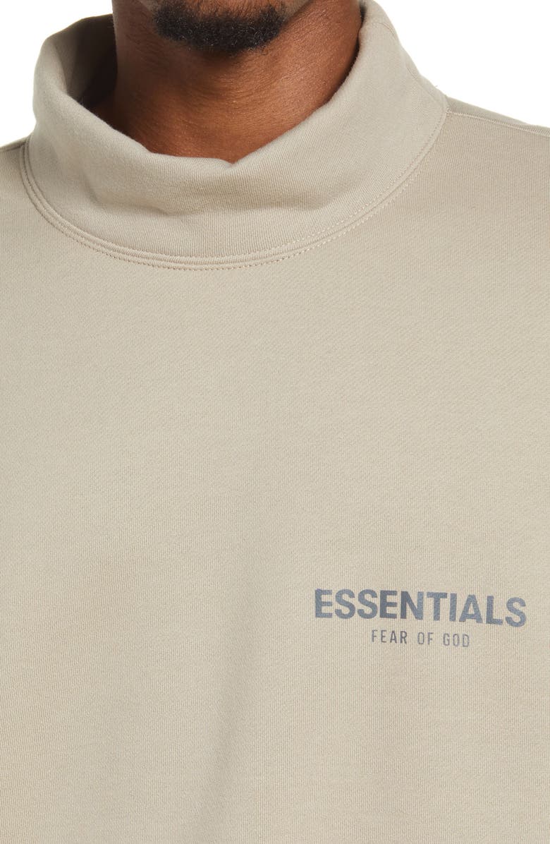 Fear of God Essentials Fear of God Mock Neck Sweatshirt | Nordstrom