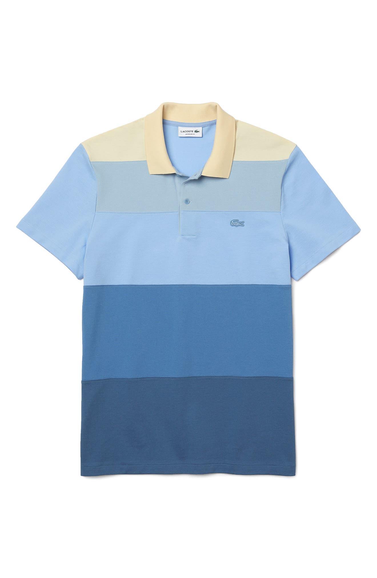 white lacoste polo shirt