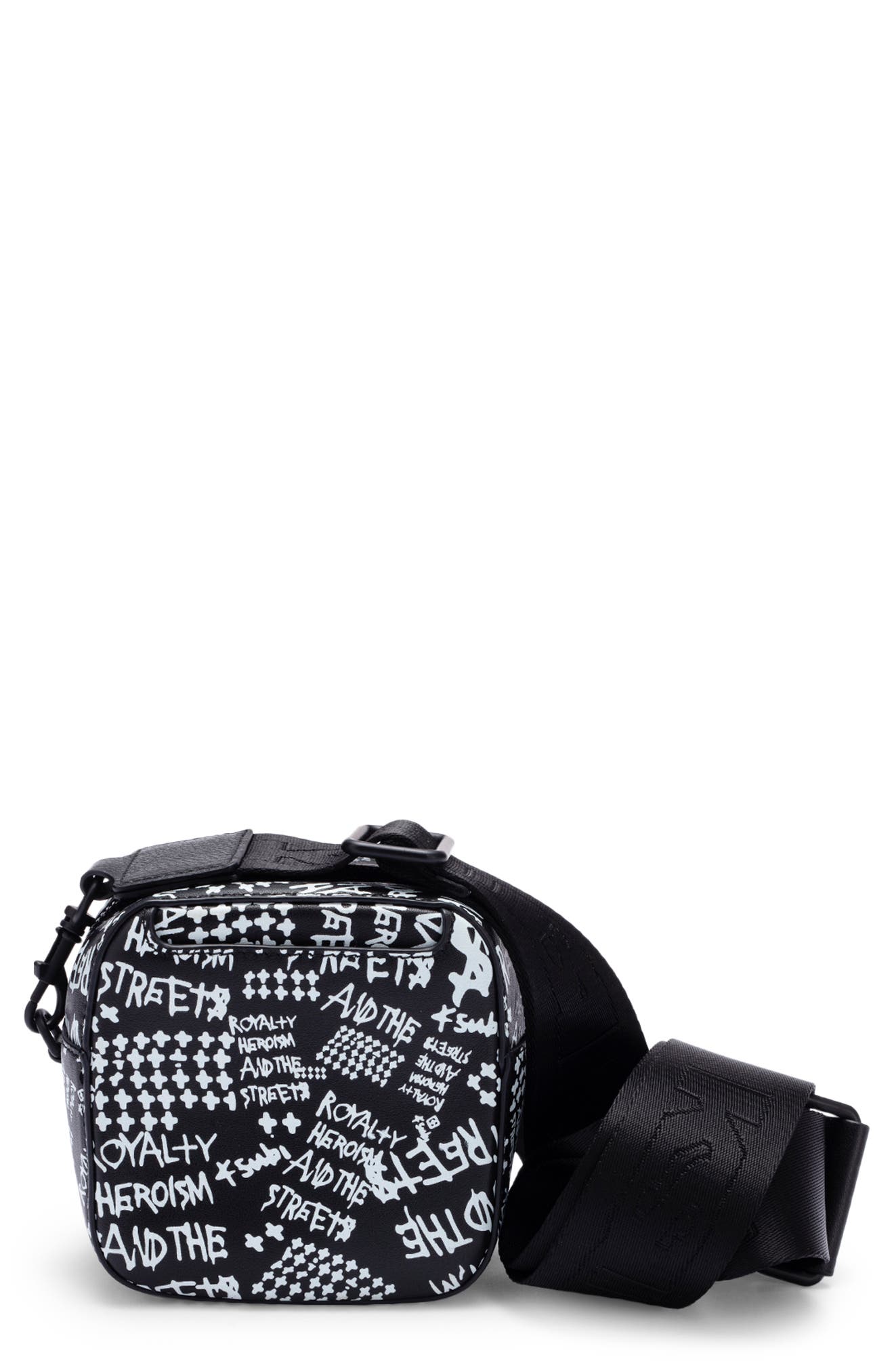 Ksubi Mini Cube Leather Shoulder Bag in Black at Nordstrom