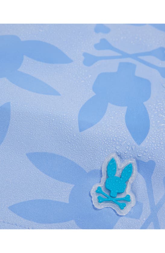 Shop Psycho Bunny Malta Hydrochromic Swim Trunks In Serenity