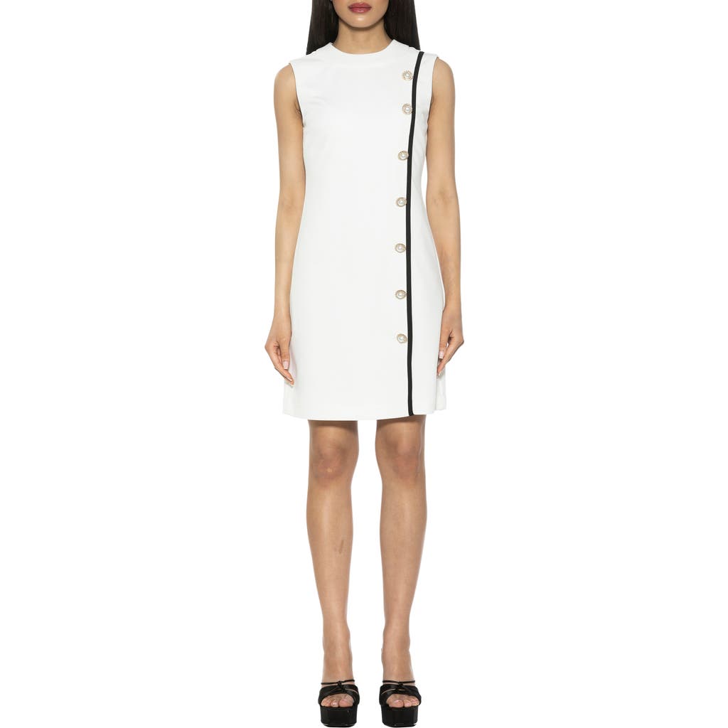 Alexia Admor Armani Shift Dress In Ivory