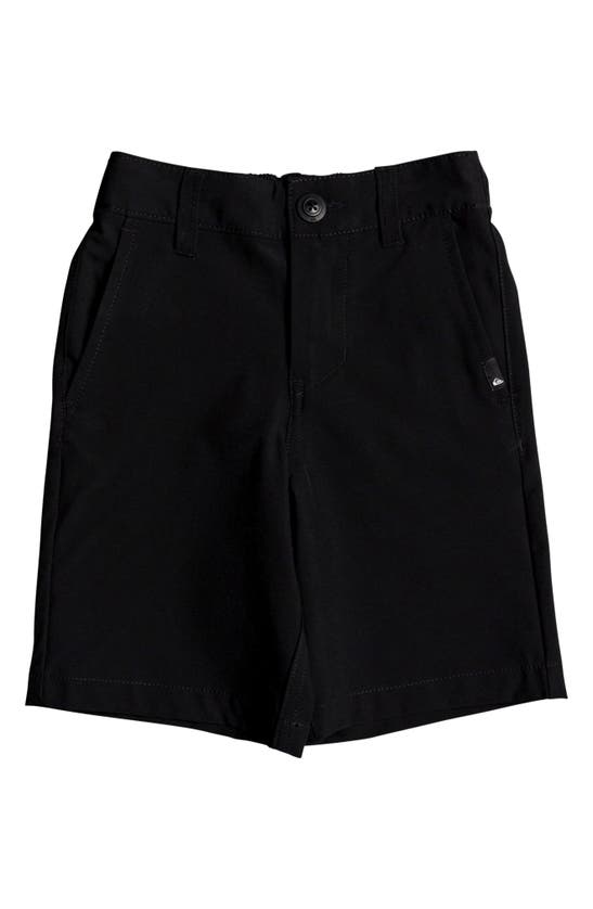 Quiksilver Kids' Union Amphibian Hybrid Shorts In Black