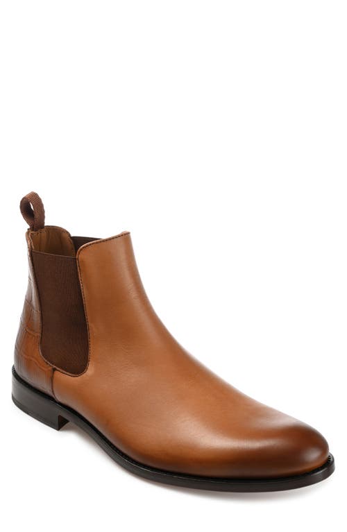 TAFT Hiro Croc Embossed Leather Chelsea Boot at Nordstrom,