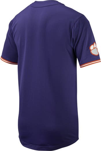 Nike Men s Nike Purple Clemson Tigers Replica Full Button Baseball Jersey Nordstrom