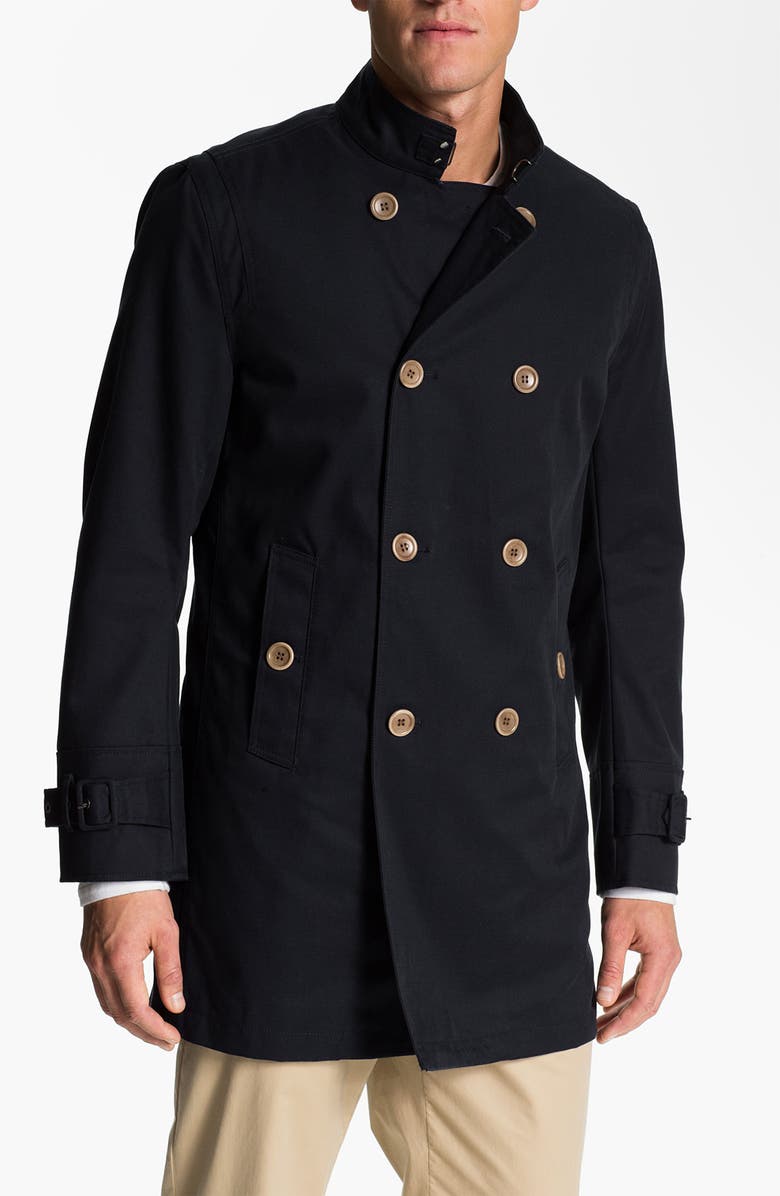 PLECTRUM by Ben Sherman Double Breasted Trench Coat | Nordstrom