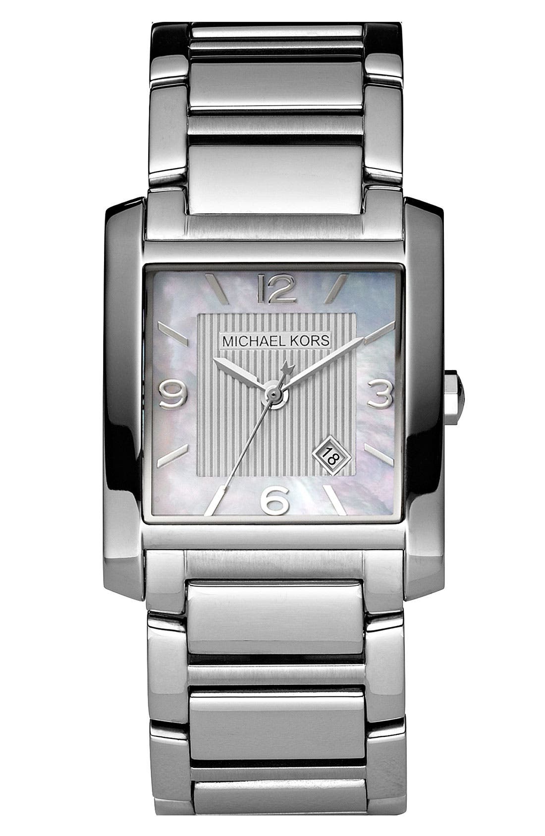 michael kors rectangle watch
