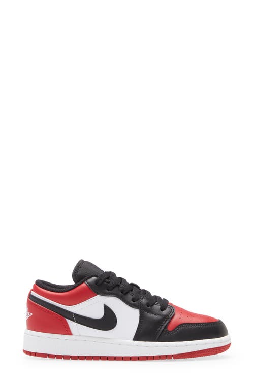 Jordan 1 Low Sneakers In Gym Red/white/black