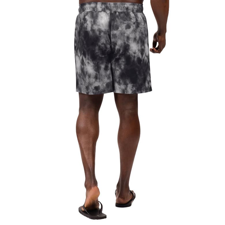 Shop G-iii Sports By Carl Banks Black Miami Dolphins Change Up Volley Swim Trunks