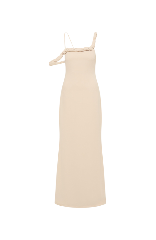 Shop Nanas Nana's Yara Maxi In Light Beige