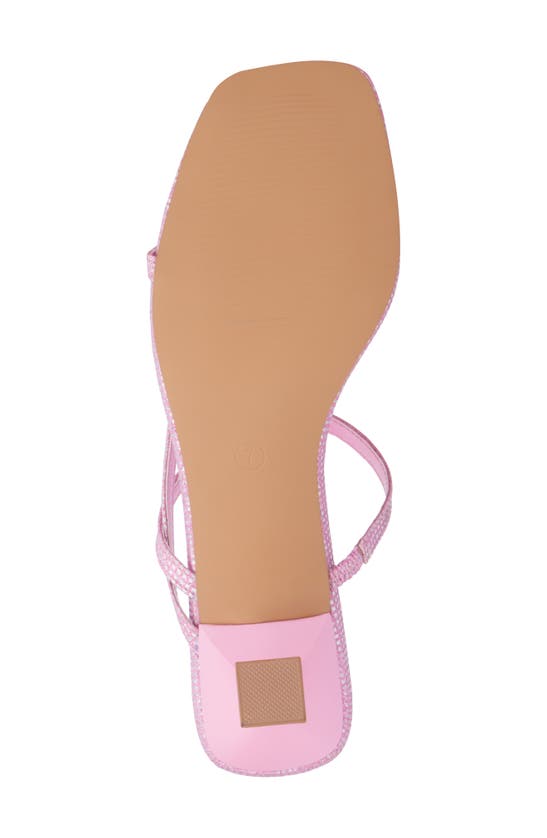 Olivia Miller Angelic Rhinestone Sandal In Pink