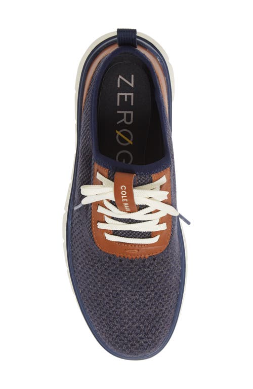 Shop Cole Haan Generation Zerogrand Stitchlite Sneaker In Marine/gray/ivory