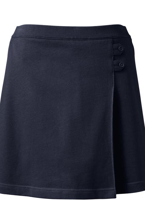 Shop Lands' End Knit Skort In Classic Navy