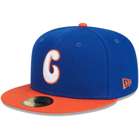 Men's New Era White/Orange Bowling Green Hot Rods Theme Night 59FIFTY Fitted Hat