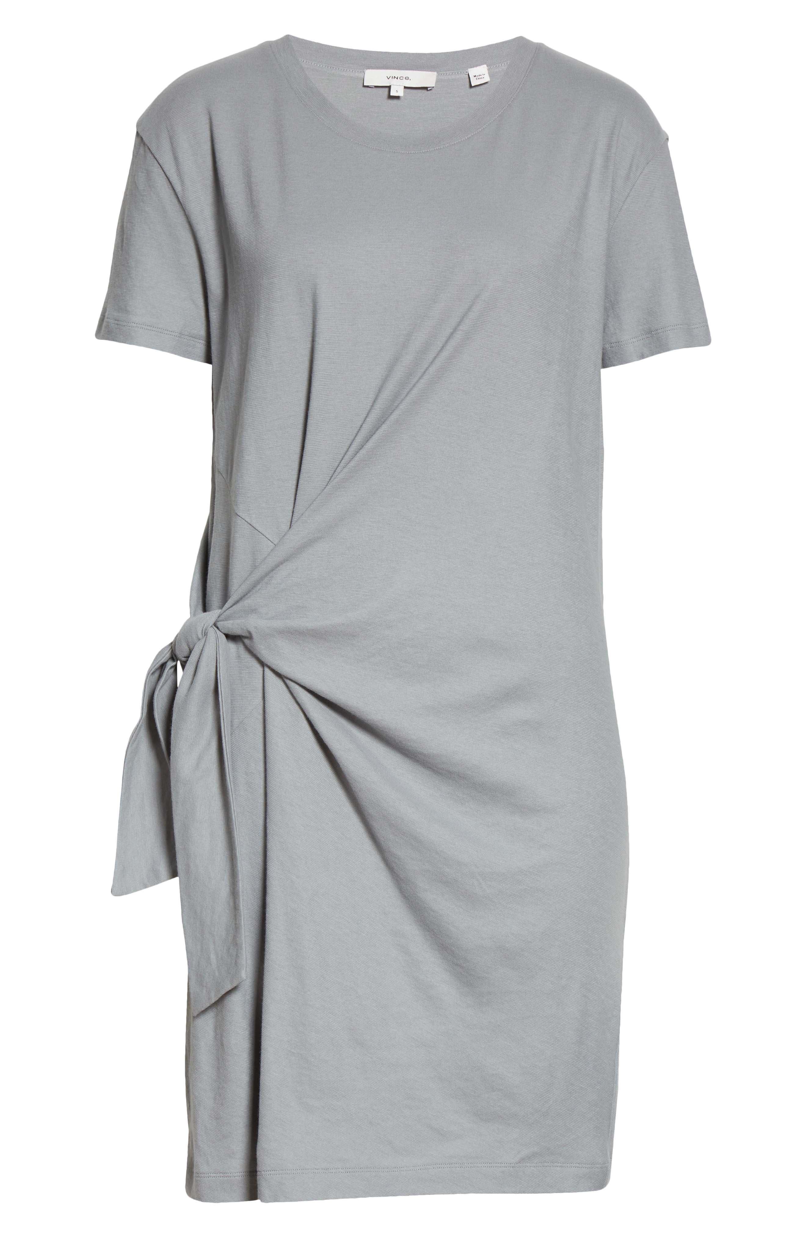 vince side tie cotton dress