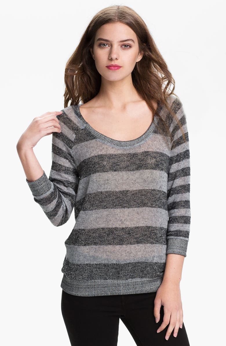 Soft Joie 'Sky' Sheer Stripe Sweater | Nordstrom